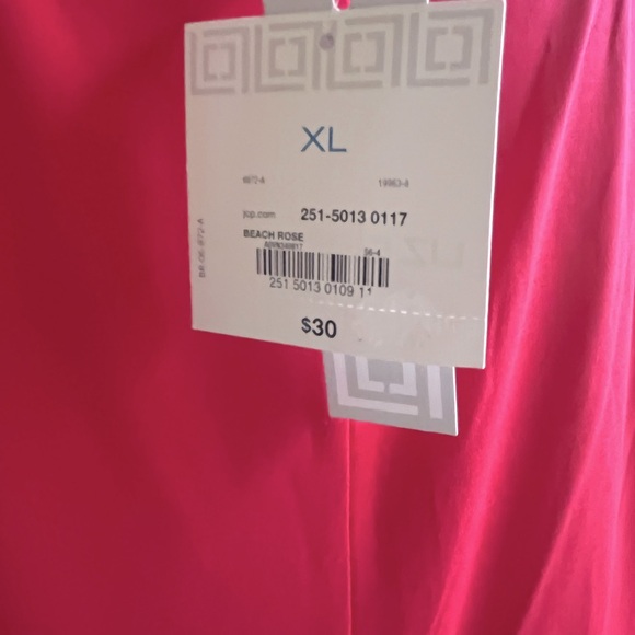 Hot pink mock tie dress - Picture 6 of 6